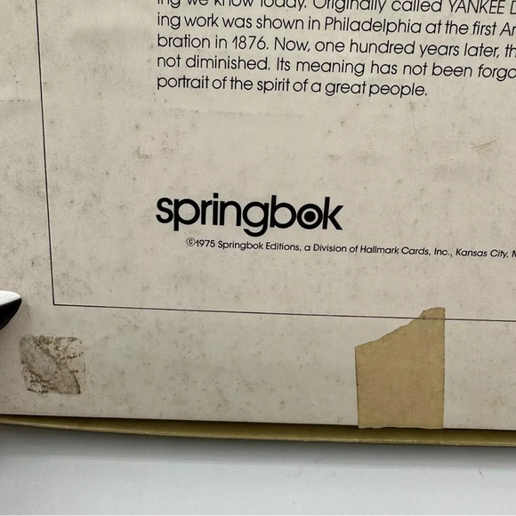 Vintage Springbok Puzzle Spirit of '76 500Pc 1975 Complete A.M. Willard - Picture 3 of 5